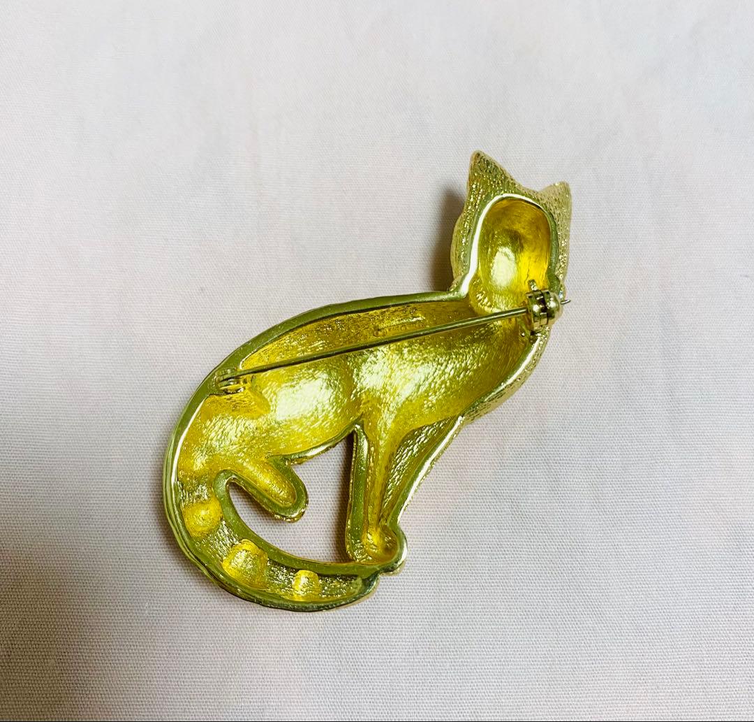 パ*8様 クリスチャン・ディオール　ブローチ　猫　アンティーク　ヴィンテージ　激