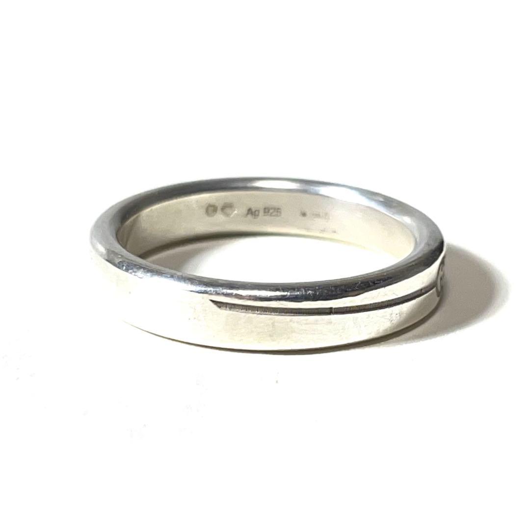 『GUCCI』　指輪 グッチ ダイアゴナル リング 18号