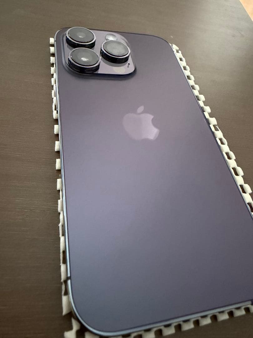 【美品！】Apple iPhone 14 Pro ディープパープル 256GB