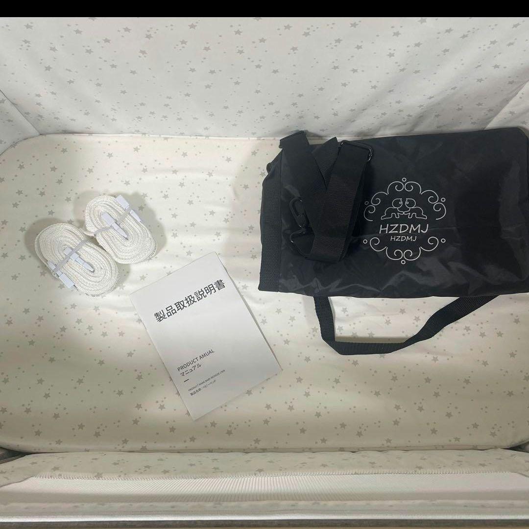 【目黒区直接引取可能】HZDMJ 2023年型ベビーベッド グレー