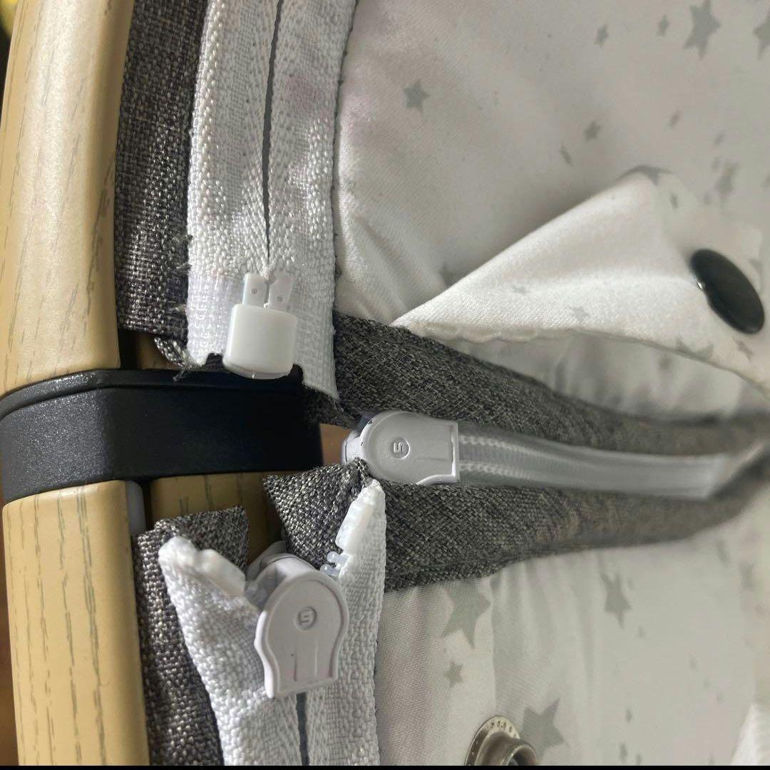 【目黒区直接引取可能】HZDMJ 2023年型ベビーベッド グレー