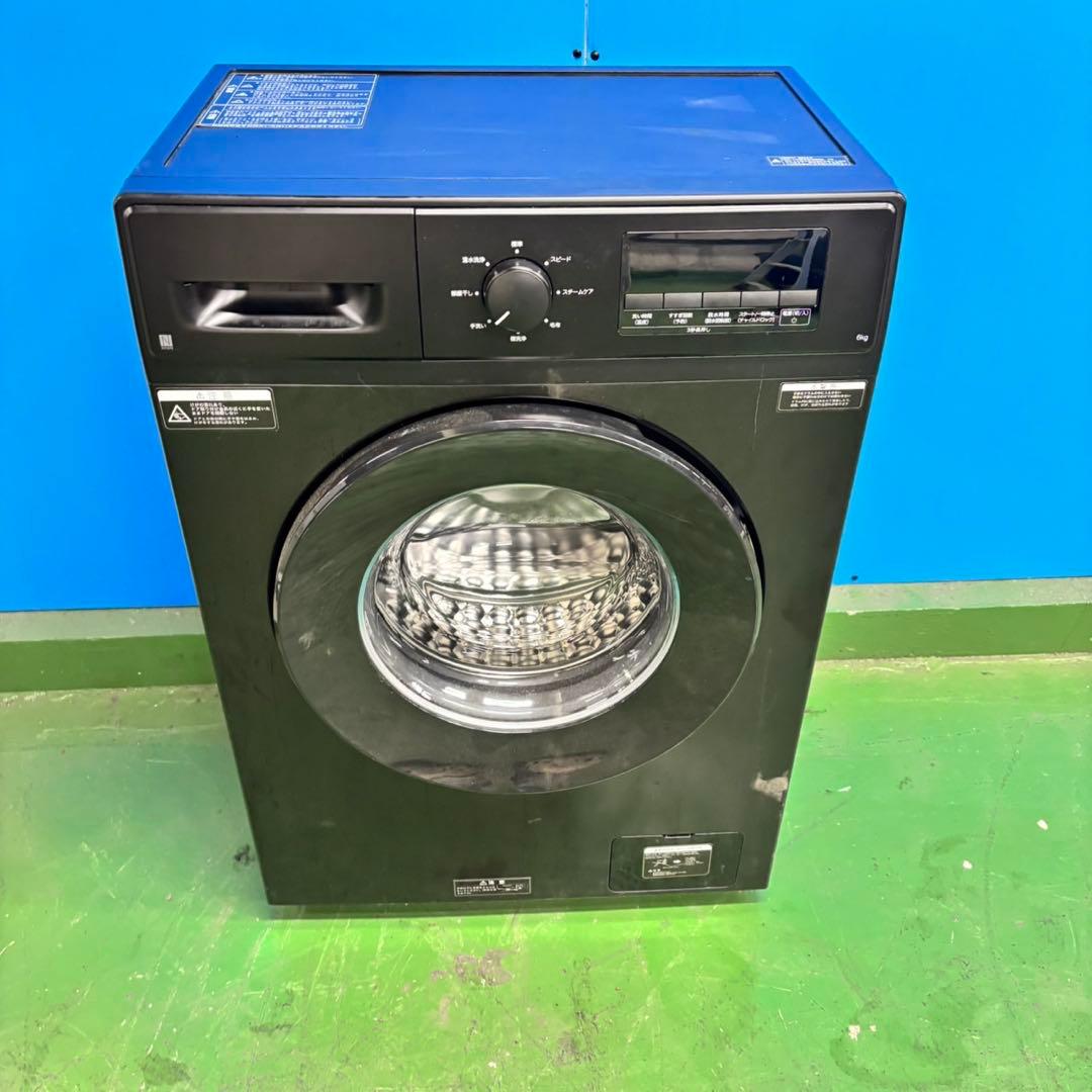 544 ドラム式洗濯機　左開き　容量6キロ　単身向け住宅設置可能　極美品