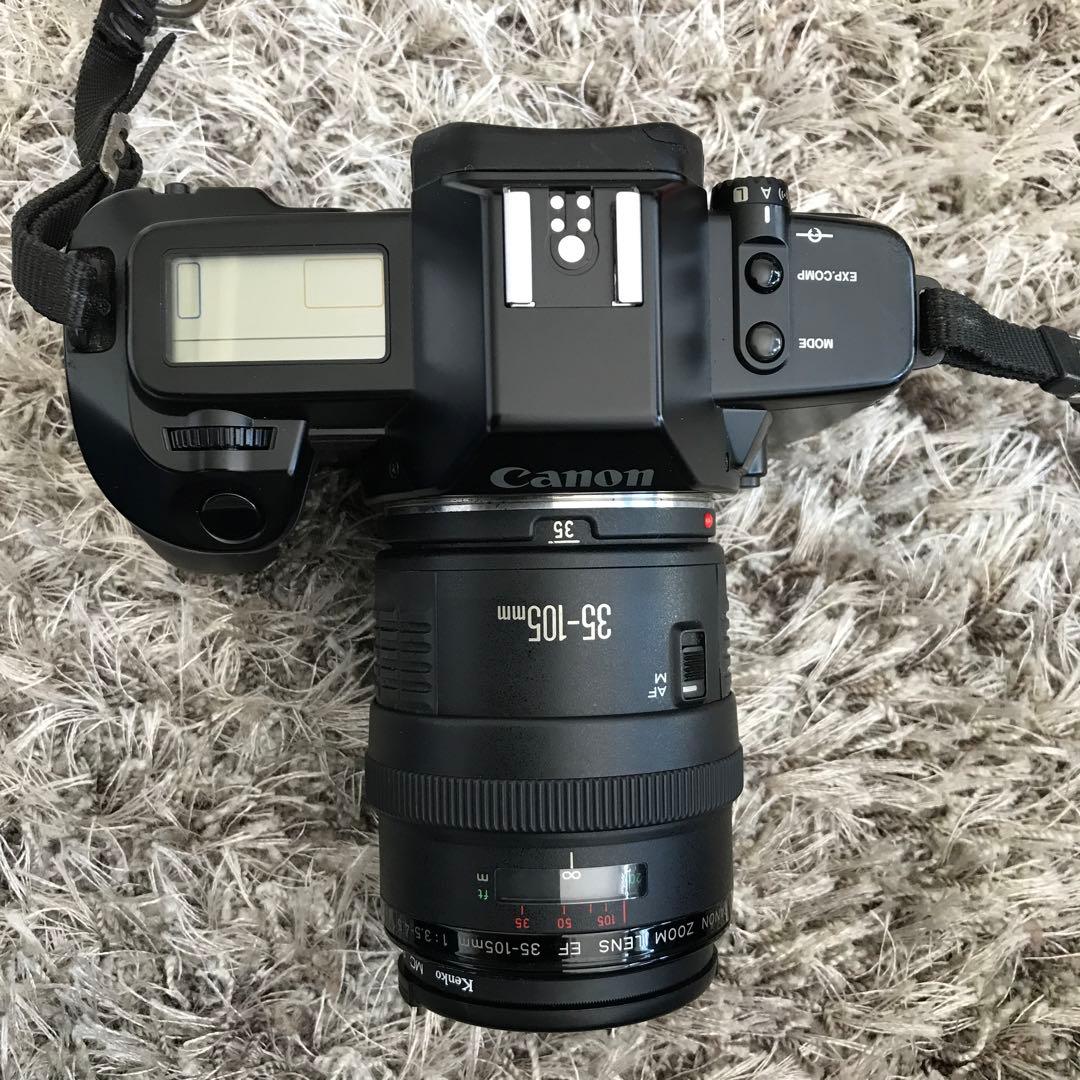 Canon EOS650 と　望遠レンズ　ストロボ