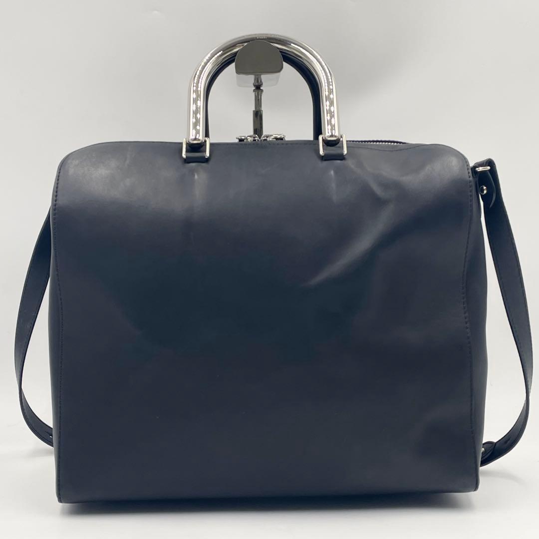 【入手困難】メゾンマルジェラ ブリーフケース 2way メタルハンドル 大容量