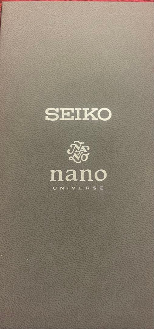 新品未使用】SEIKO/ナノ・ユニバース限定別注シャリオ37.5mm