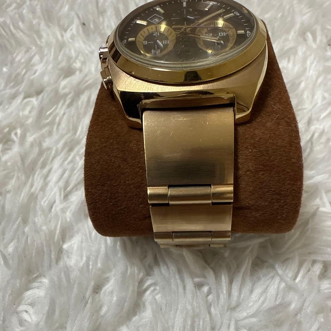 稼働品　Poul Smith ポールスミス　腕時計　クロノグラフ　ゴールド