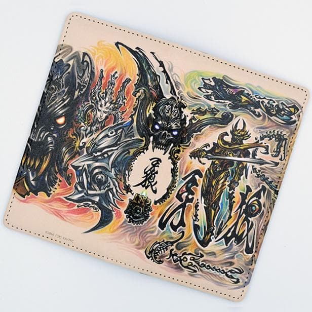 牙狼【GARO】原画手帳型スマホケース：縦15㎝×横7.25㎝以内の全機種対応可