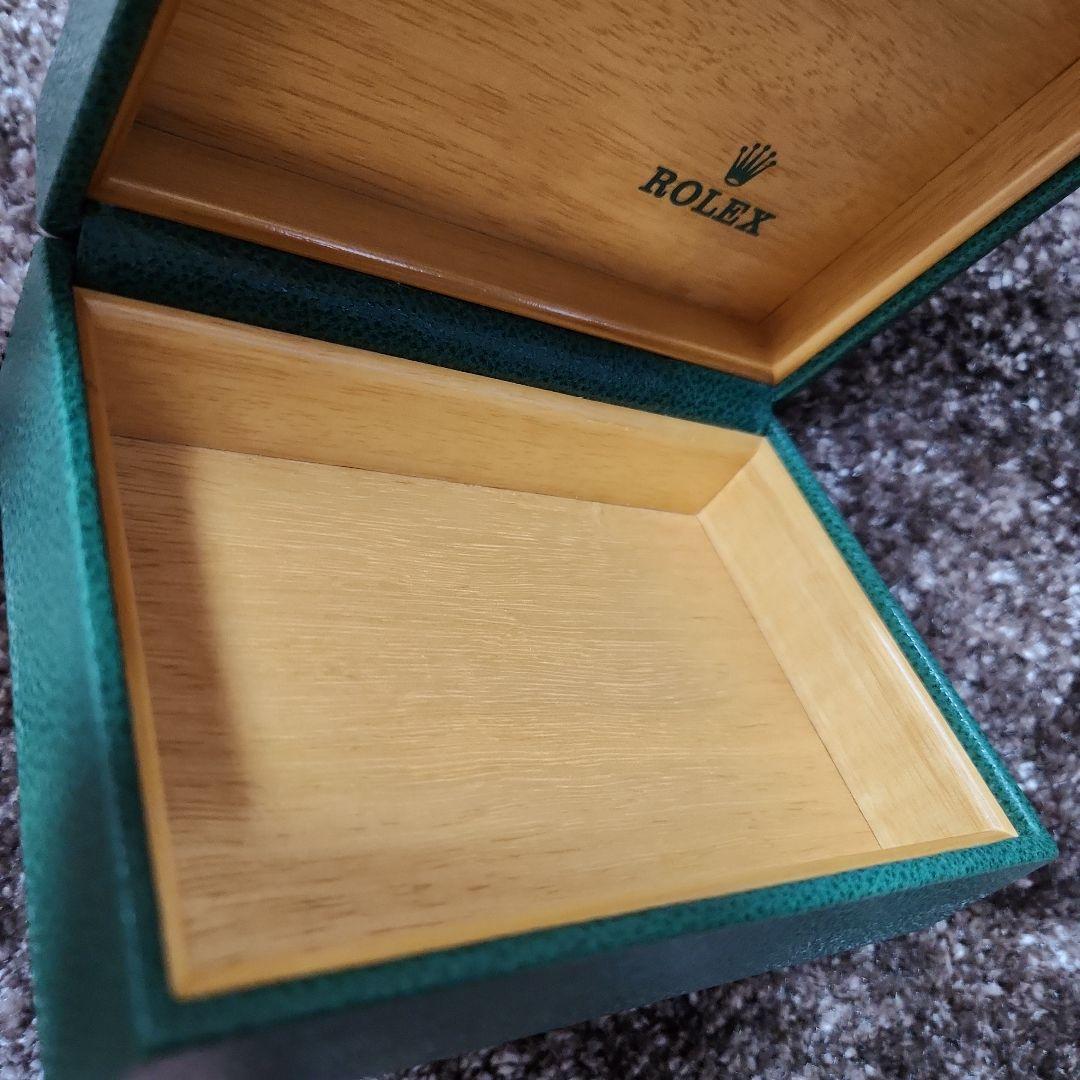 専用A⑧ロレックス ROLEX レザーケース　緑　68.00.71