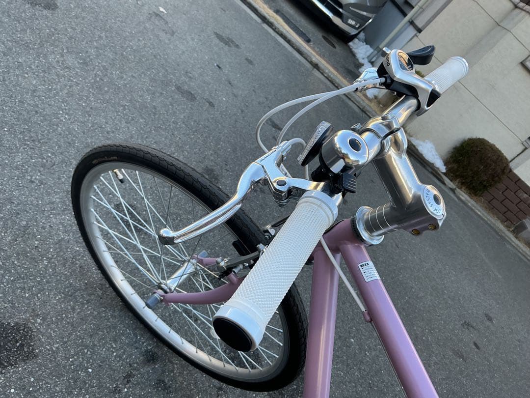 maico クロスバイク ピンク（紅藤）　24インチ【都内手渡し限定】