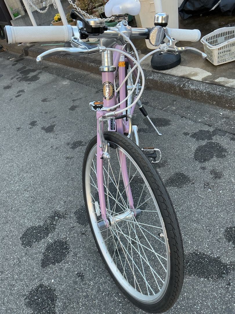 maico クロスバイク ピンク（紅藤）　24インチ【都内手渡し限定】