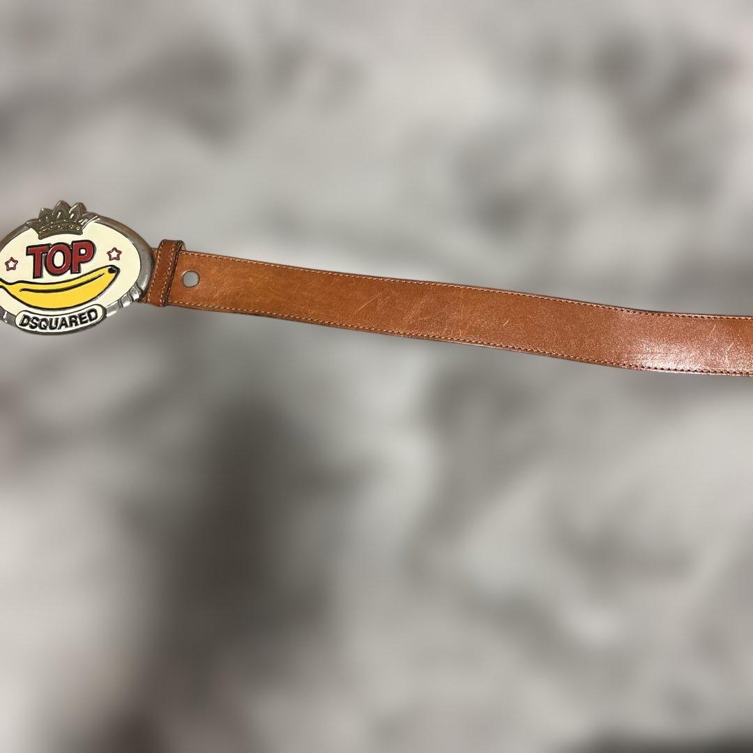 DSQUARED バナナバックル ベルト