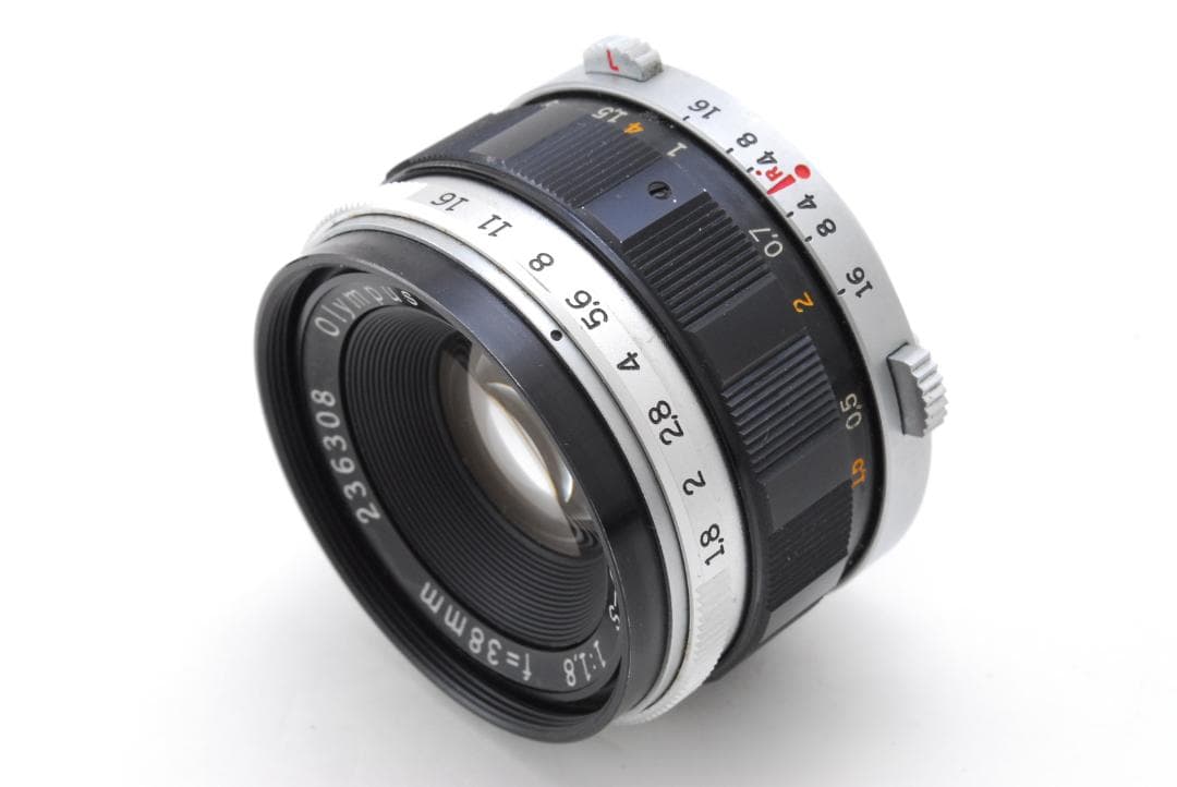 【美品】オリンパス OLYMPUS PEN-F 38mm f1.8 カメラ