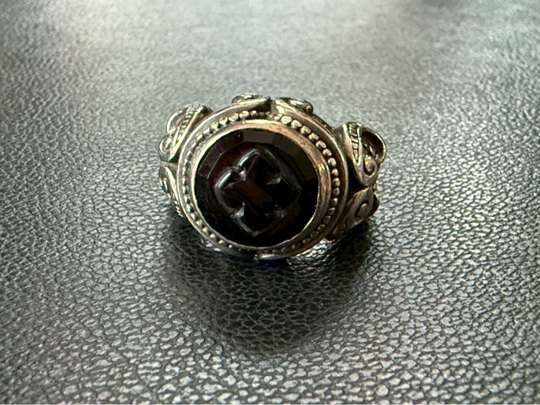 希少✨早い者勝ち‼️ STEPHEN DWECK 925 オニキス クロス　リング