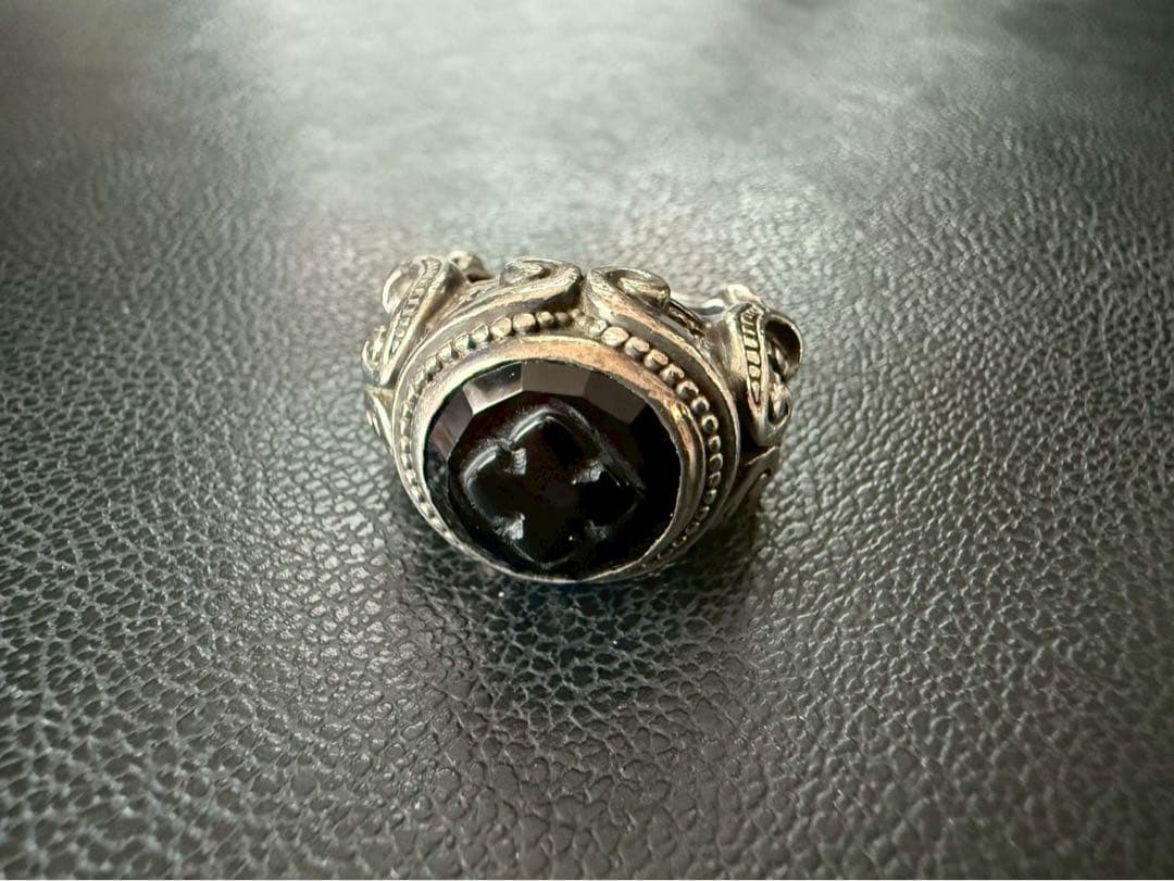 希少✨早い者勝ち‼️ STEPHEN DWECK 925 オニキス クロス　リング