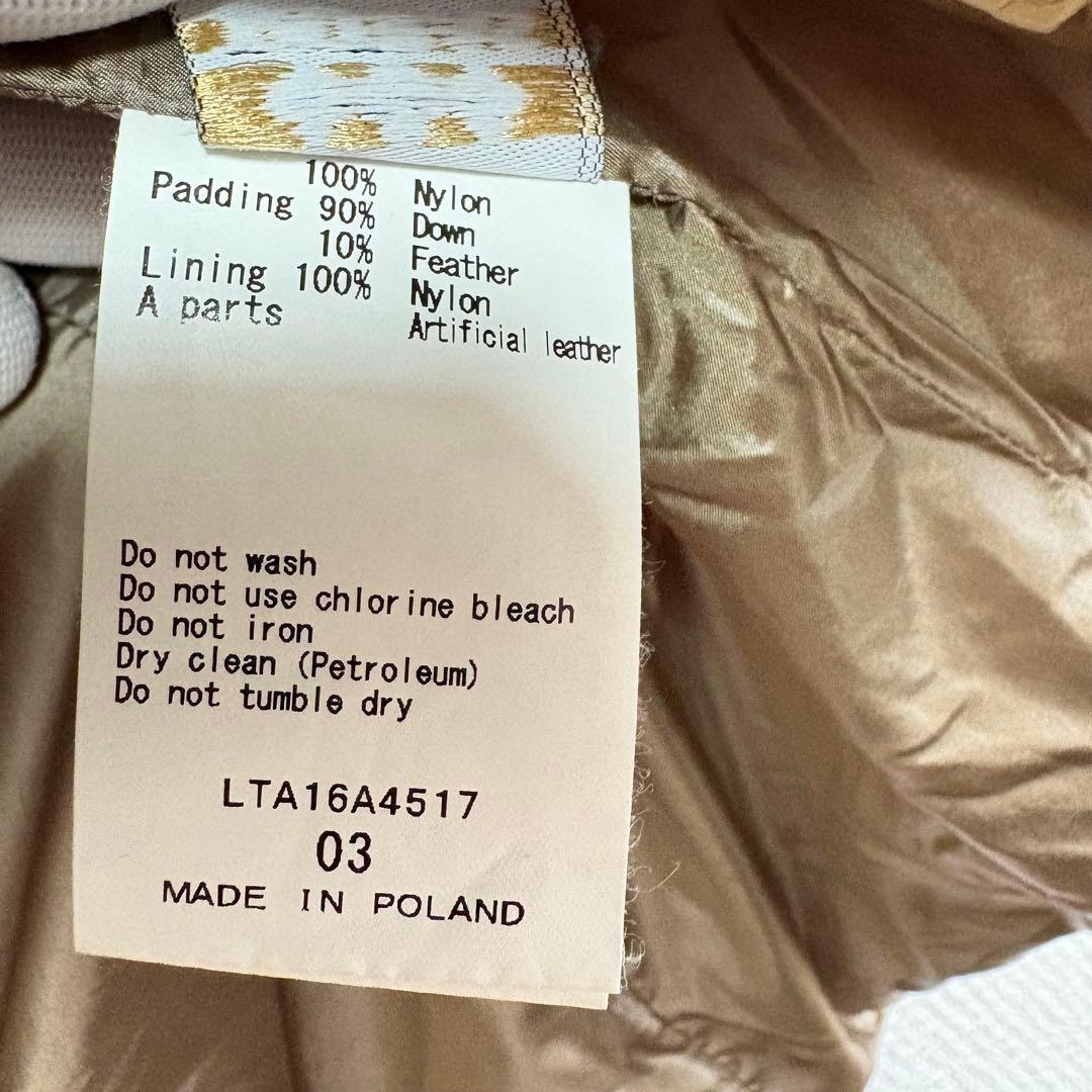 お*む様 高級　TATRAS タトラス ダウン レディース ベージュ 軽量