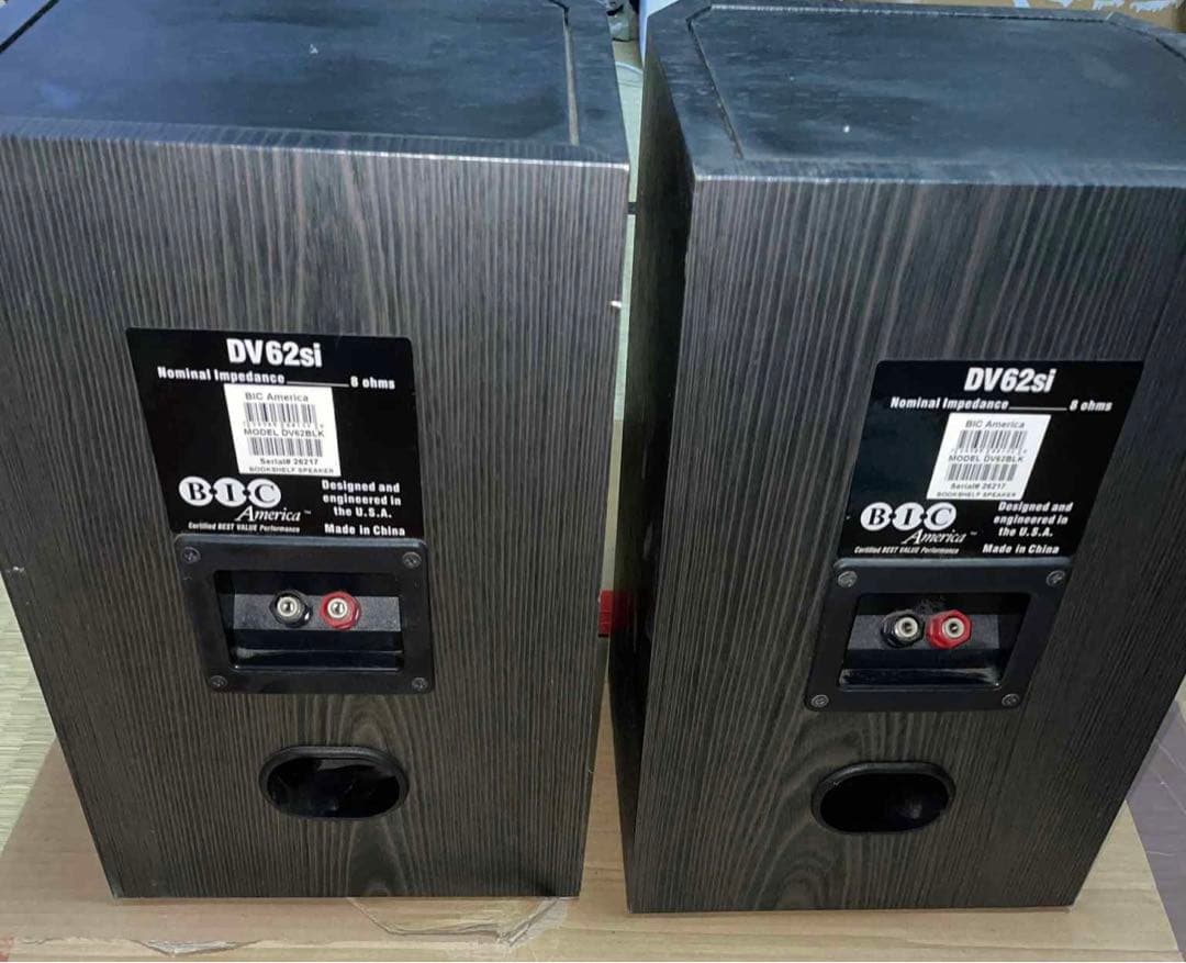 BIC America DV62Si スピーカー バスレフ式 ブラック