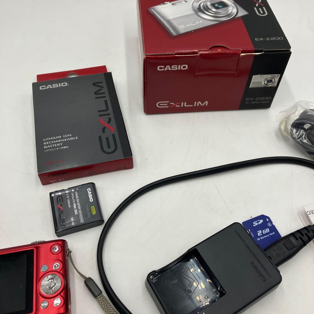 超美品　CASIO EX-Z200 コンパクトデジタルカメラ