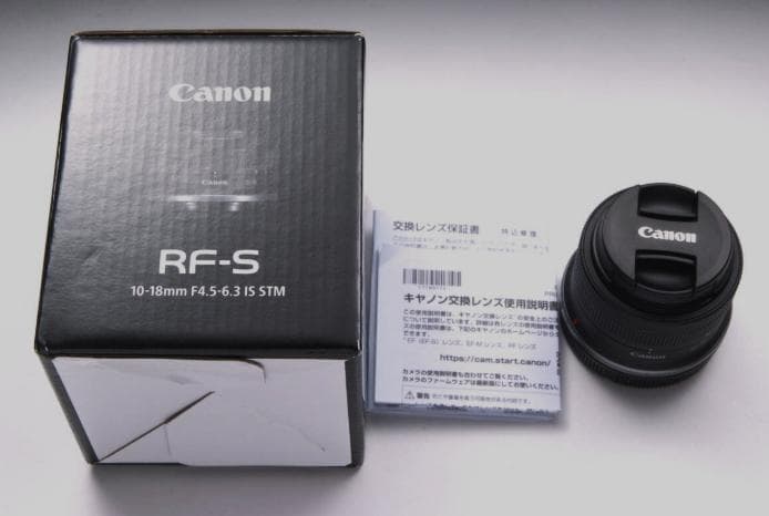 キャノン RF-S10-18mm F4.5-6.3 IS STM レンズ 新品