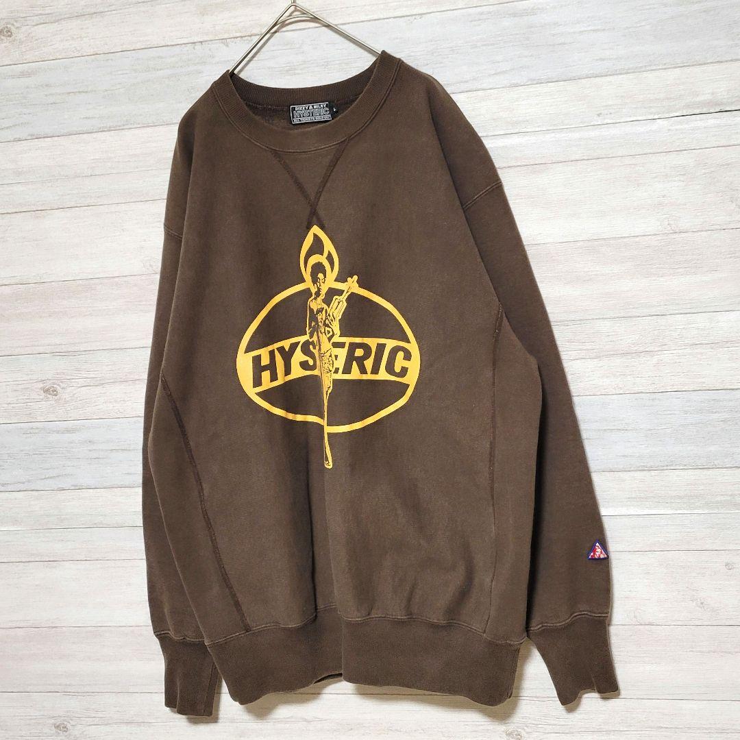 【美品L】HYSTERIC GLAMOUR スウェット ダイナマイト ブラウン