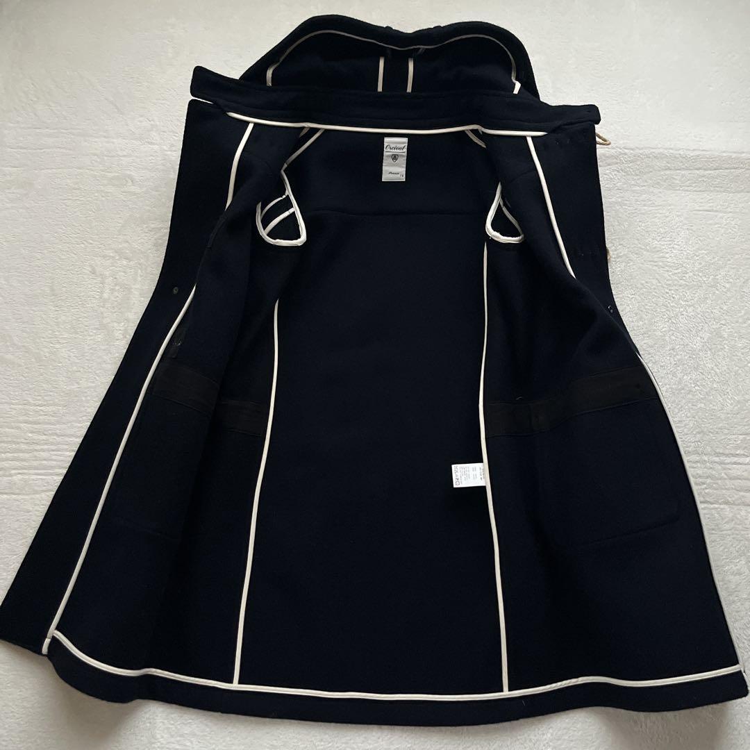 Ayumi【ORCIVAL】 メルトンダッフルコート　ロング　ネイビー