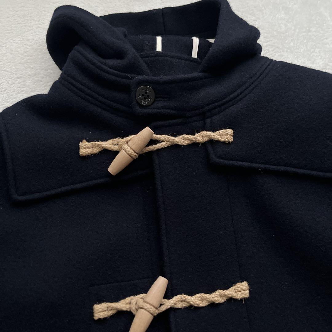 Ayumi【ORCIVAL】 メルトンダッフルコート　ロング　ネイビー