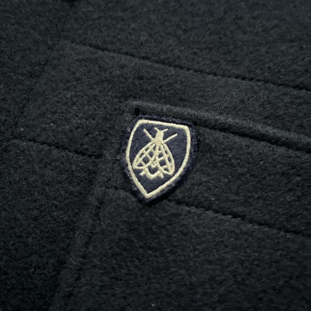 Ayumi【ORCIVAL】 メルトンダッフルコート　ロング　ネイビー