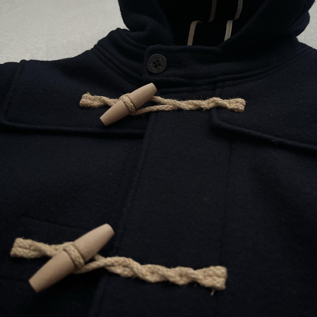 Ayumi【ORCIVAL】 メルトンダッフルコート　ロング　ネイビー