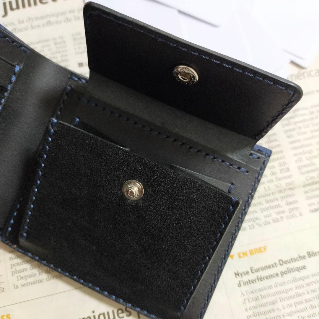 【みめらんぐりーむ】二つ折り財布　ルガトショルダー　栃木レザー