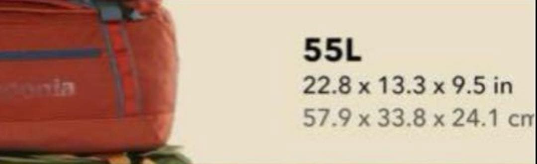【レア】新品 パタゴニア ブラックホールダッフル 55L 2way リュック