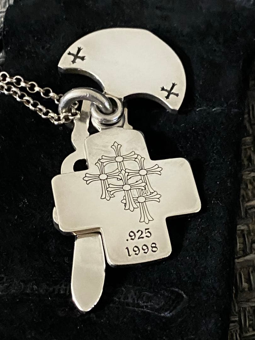 クロムハーツ☆スリートリンケッツ純正パヴェダイヤ 国内正規品未使用　超超レア☆