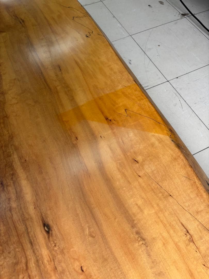 【※最終値下げ】一枚板　天然木　座卓　天板