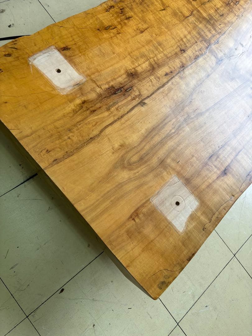 【※最終値下げ】一枚板　天然木　座卓　天板