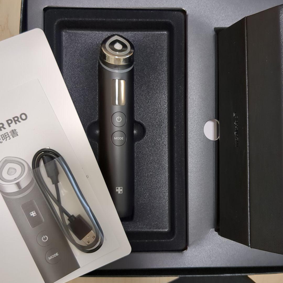 BOOSTER PRO 美顔器 ブラック　ケース付　ブースタープロ　取扱説明書有