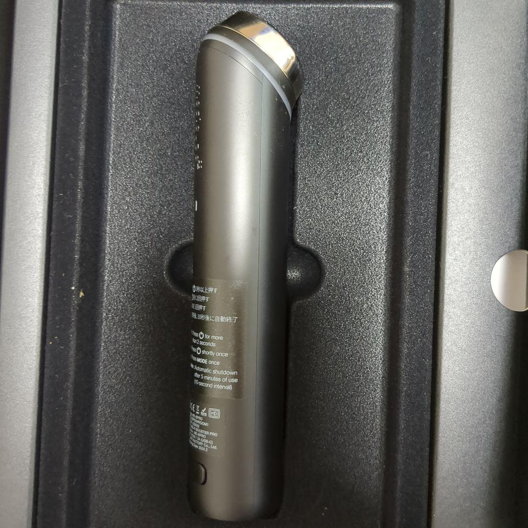 BOOSTER PRO 美顔器 ブラック　ケース付　ブースタープロ　取扱説明書有
