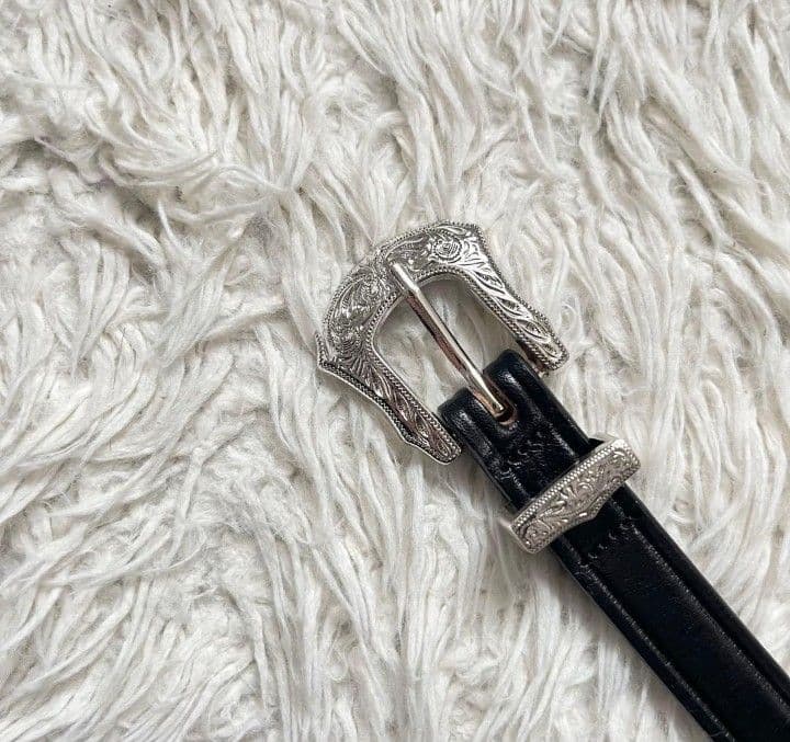 トニー　レザー　 TORY LEATHER WESTERN BELT 28