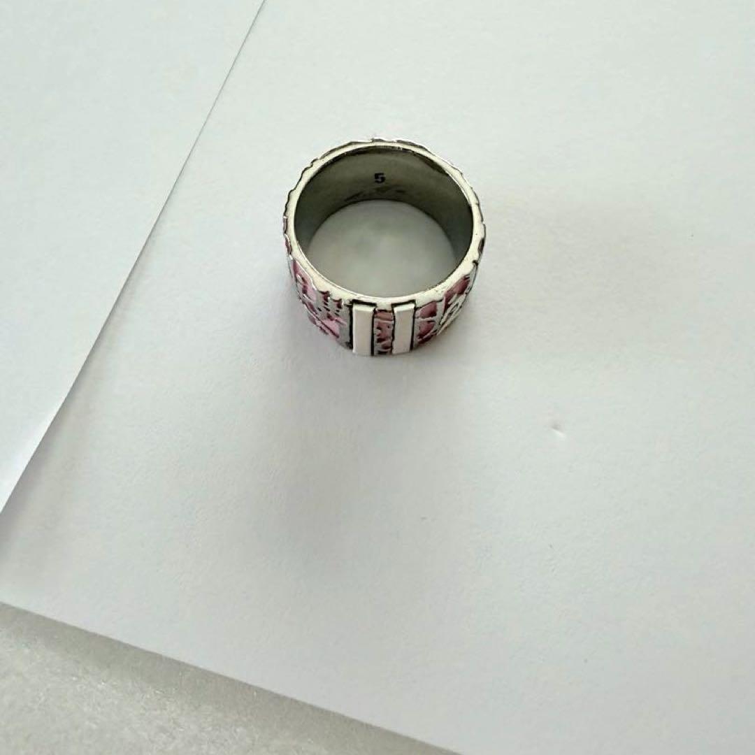 Christian Dior ディオール トロッターリング 2 ピンク 10号