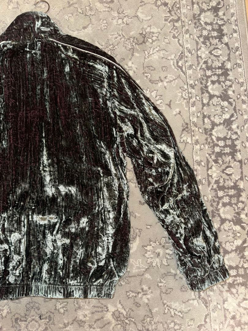 supreme Crushed Velvet Track Jacket Lサイズ