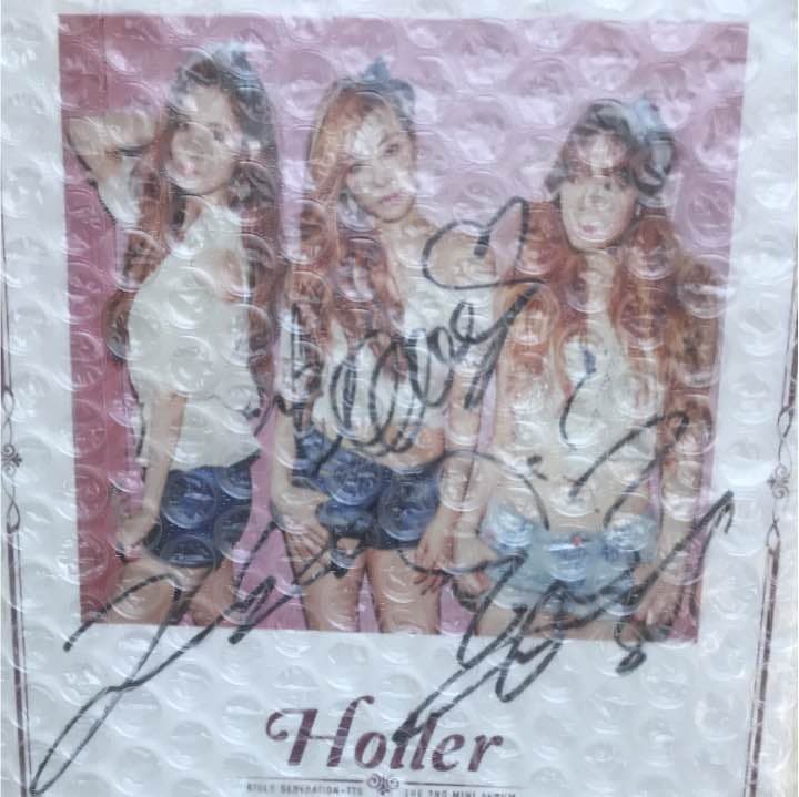 【値引き】少女時代/TTS(テティソ) Holler サイン入り