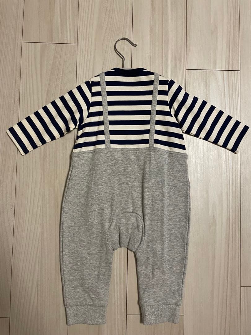 ミキハウス カバーオール 紺