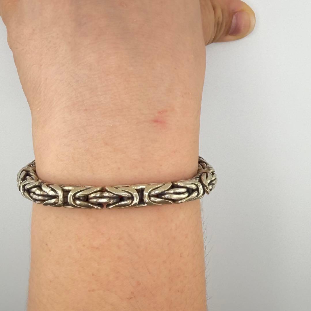 シルバー925 バリチェーン ブレスレット メンズ アクセサリー