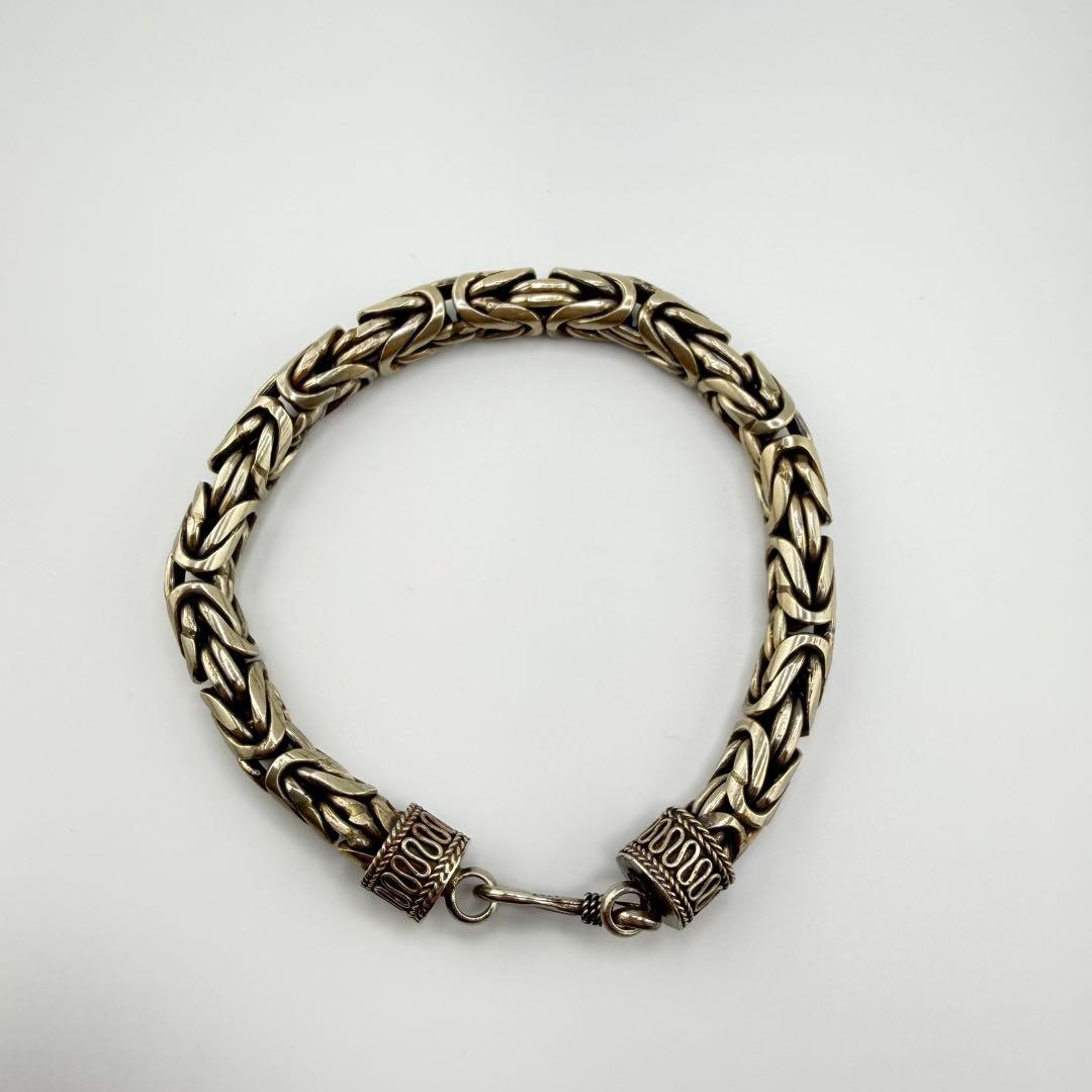 シルバー925 バリチェーン ブレスレット メンズ アクセサリー