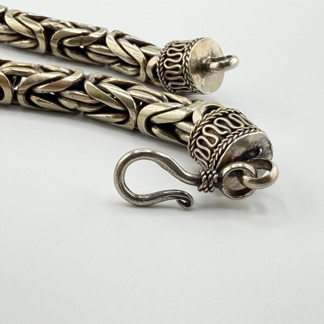 シルバー925 バリチェーン ブレスレット メンズ アクセサリー