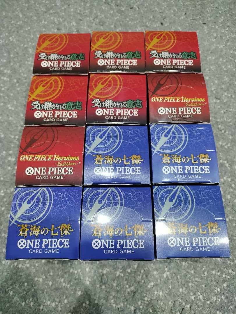 【新品未開封・テープ付きBOX】 ワンピースカード 受け継がれる意志