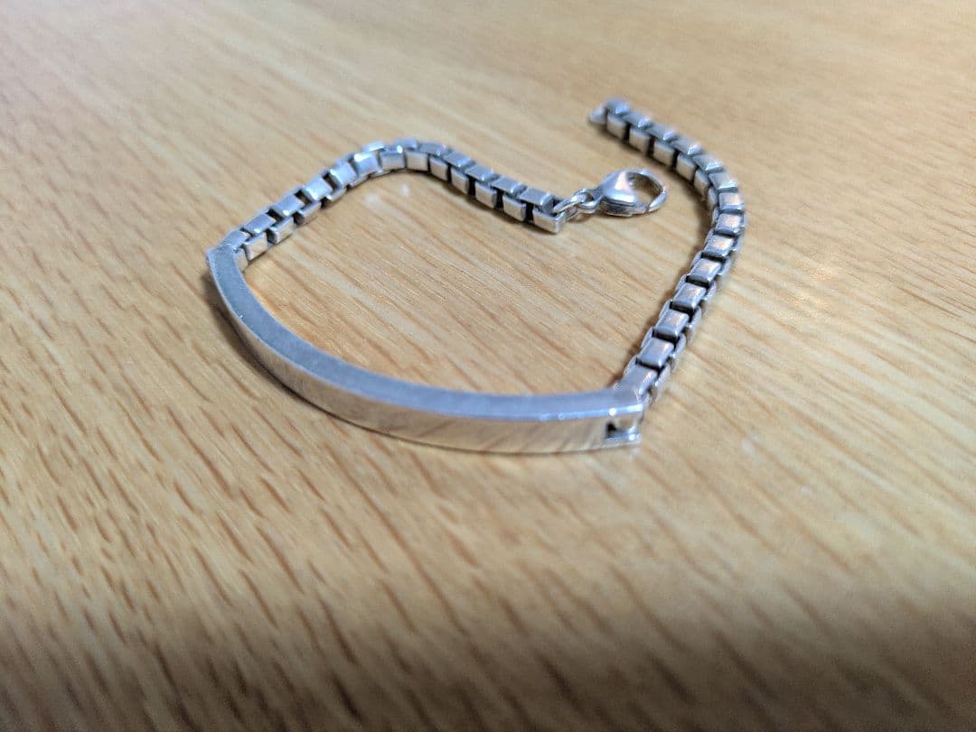 ビンテージ ティファニーID Plate ベネチアンブレス シルバー925