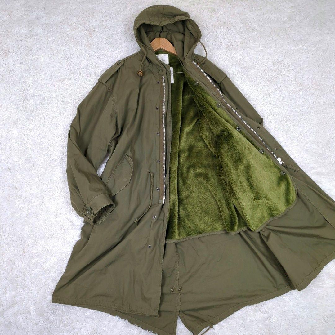 美品【XL相当】ヒューストン　M-51　2way　袖付きライナー　モッズコート