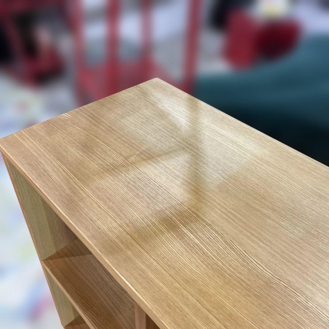 【無印良品】スタッキングシェルフ◆4マス◇オーク材