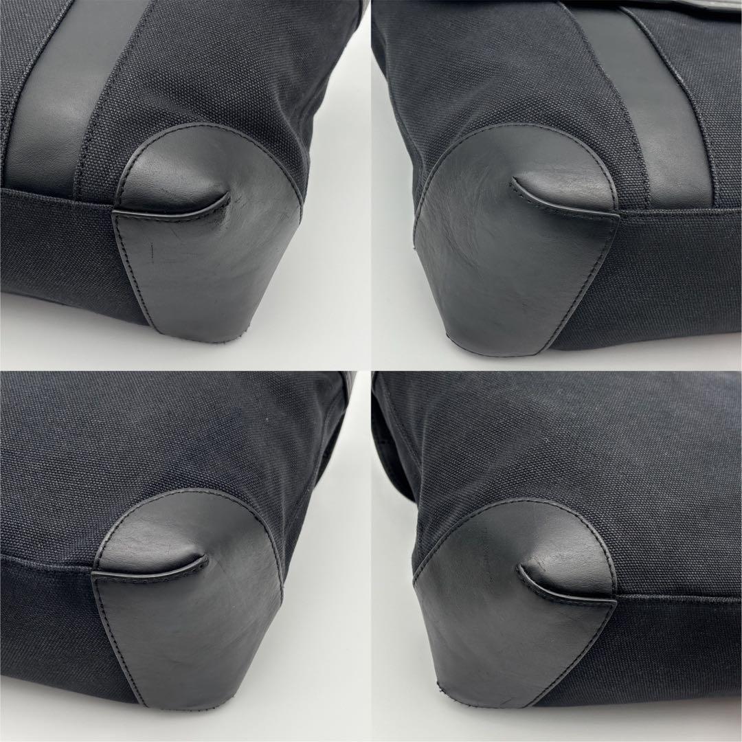 Paul Smith ロゴ 2way ショルダーバッグ 異素材切り替え フラップ