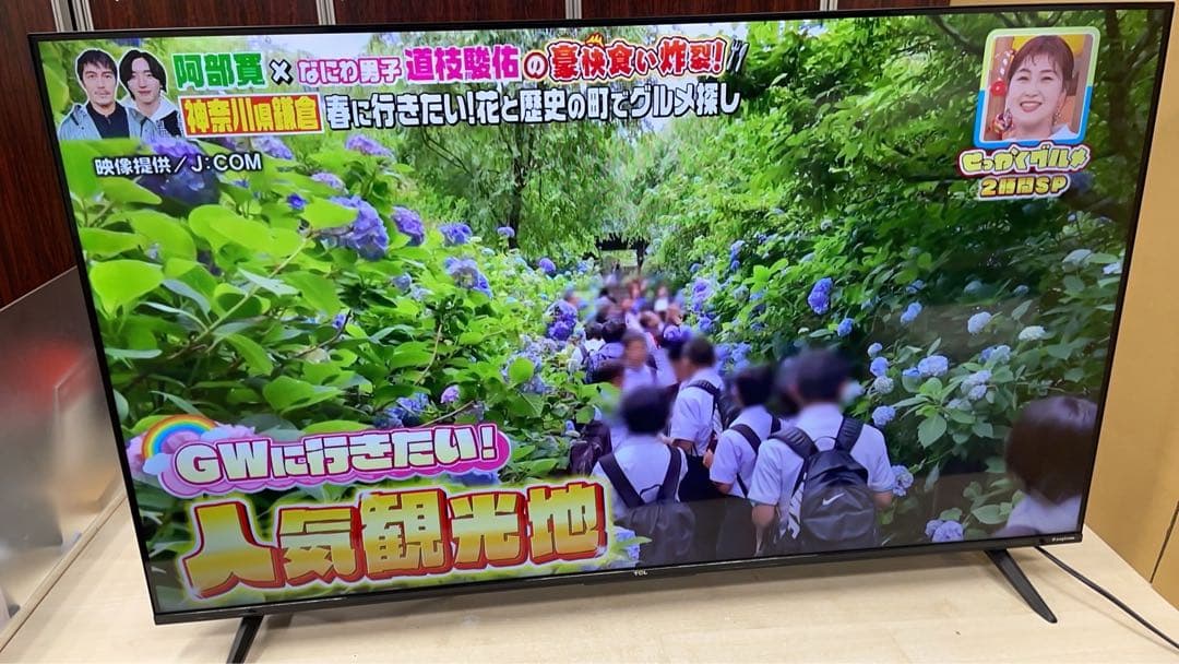 専用TCL チューナーレススマートテレビ 50V型4K 50P63E