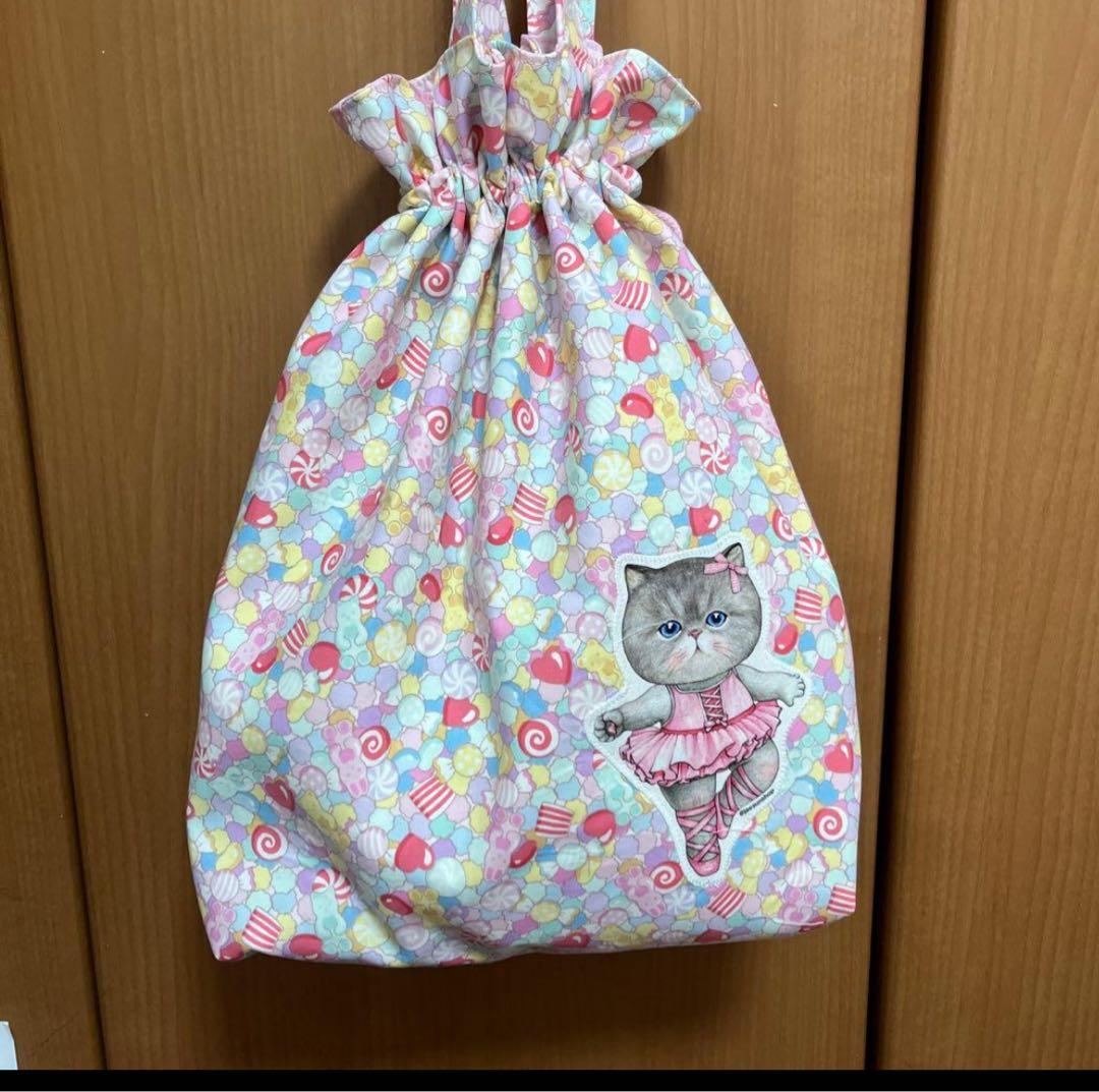 ペコ 巾着トート4点 横長トートバッグ 計5点