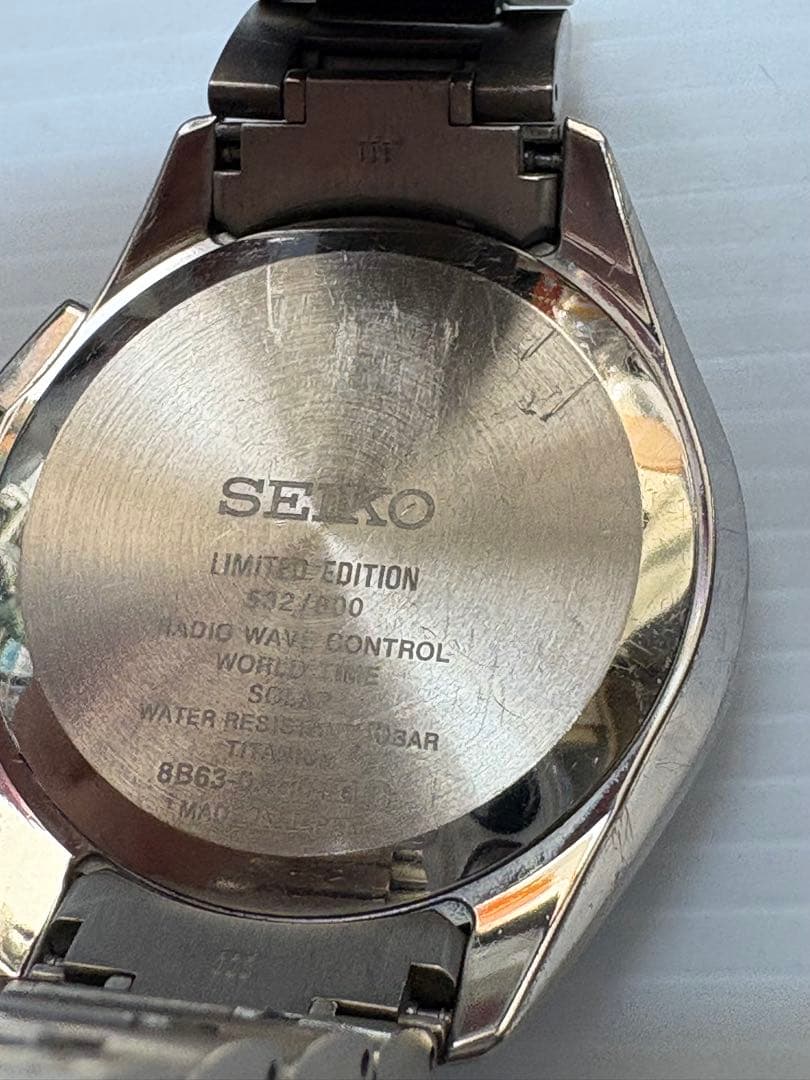 希少❗️800個限定品・セイコー・ブライツ・デュアルタイム・8B63−0AH0
